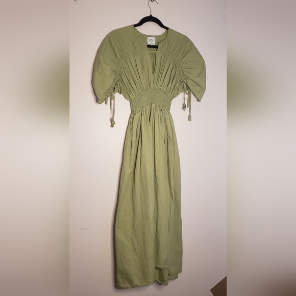 MISA Los Angeles Marianna dress green - Picture 8 of 11